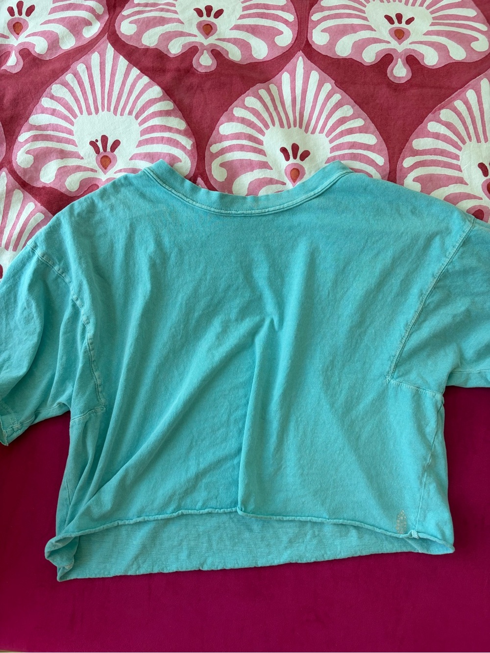 free people movement inspire tee in a teal color